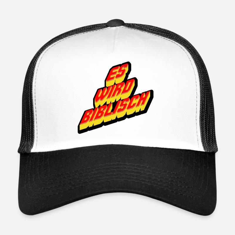 Es wird biblisch! Tolles Schrift-Motiv! Trucker Cap