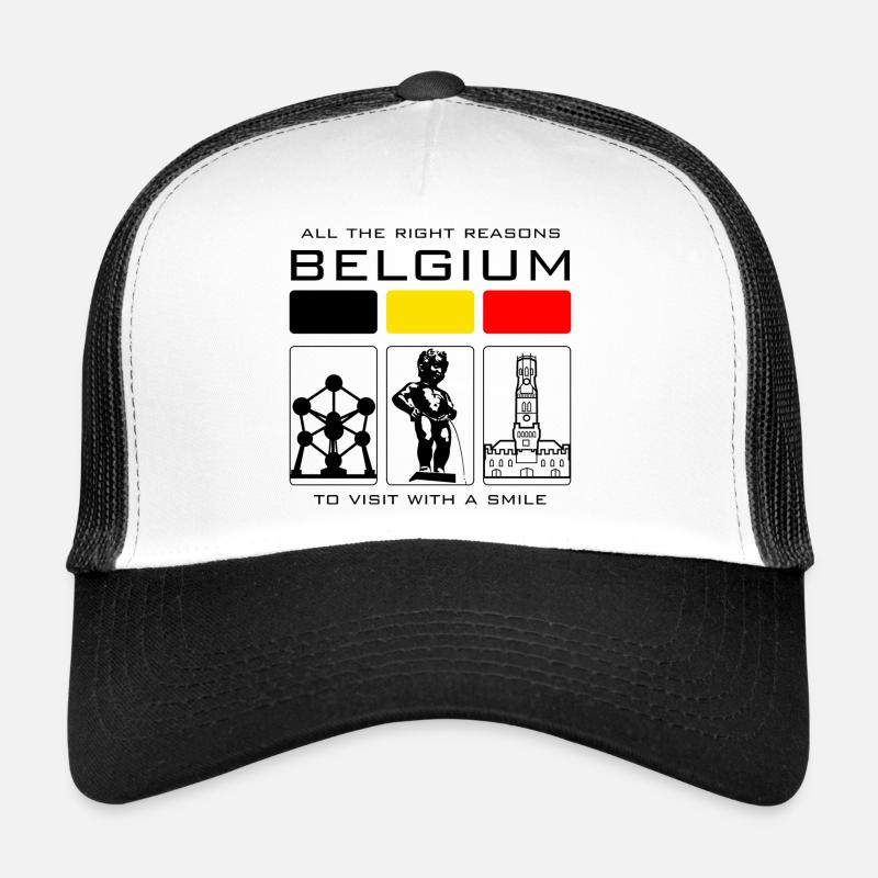 Blocs colorés et arche Casquette trucker 