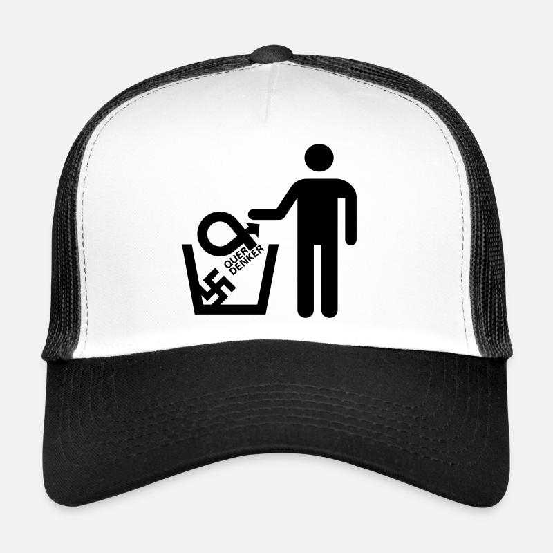 Quer Denker raus! Und ab in die Tonne Trucker Cap