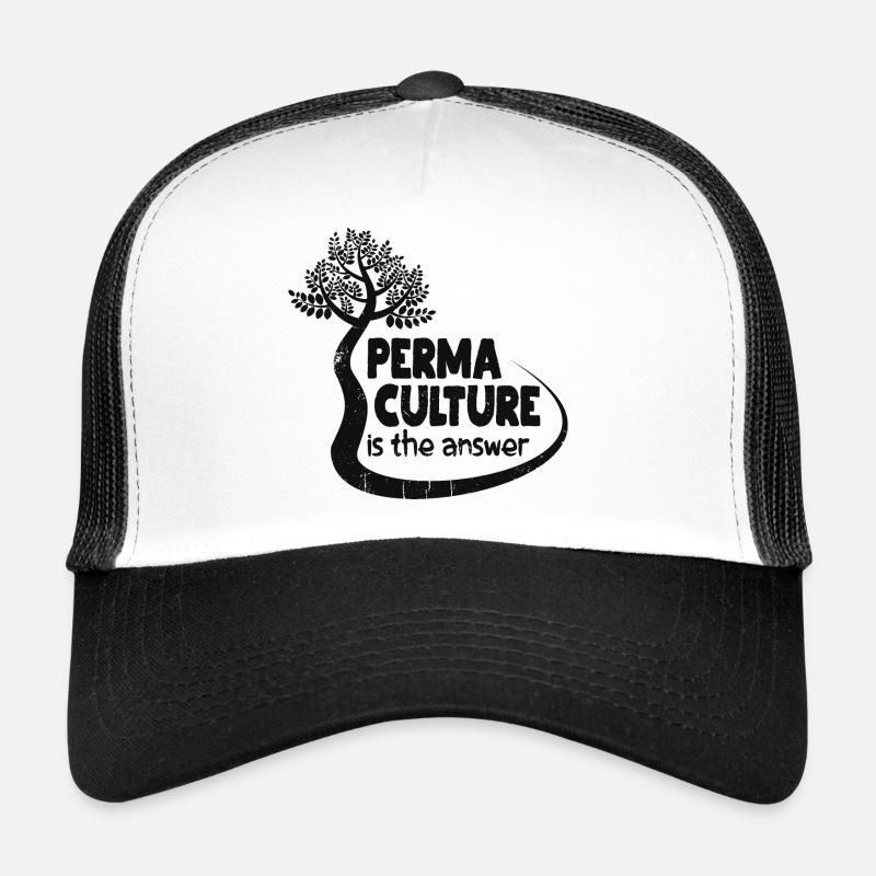 La permaculture est la réponse Casquette trucker 