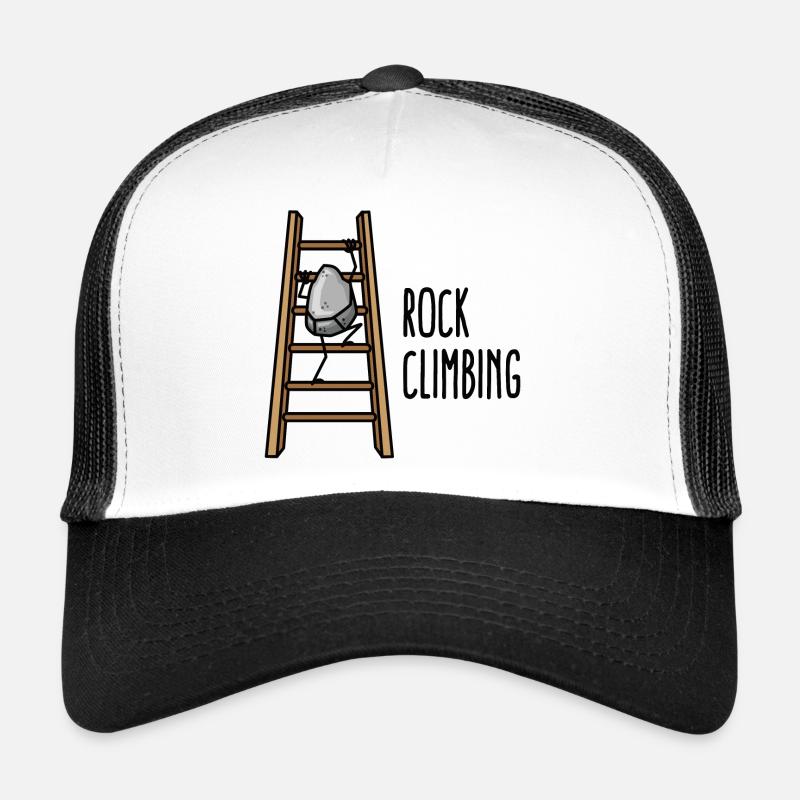 Rock Climbing drôle escalade escalade dessin animé Casquette trucker 