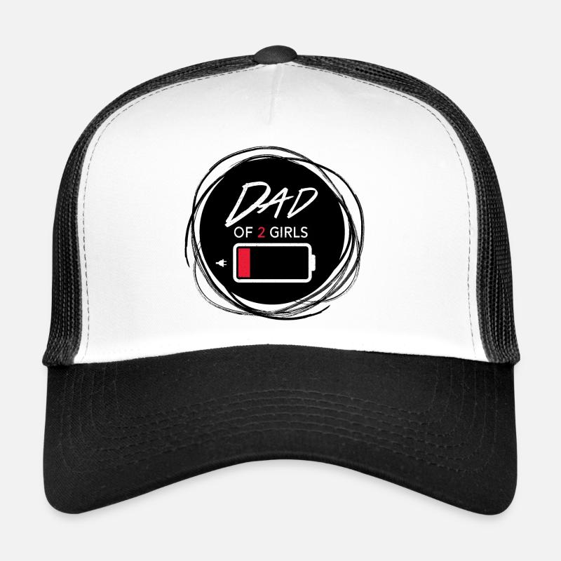 Vater von 2 Mädchen Trucker Cap