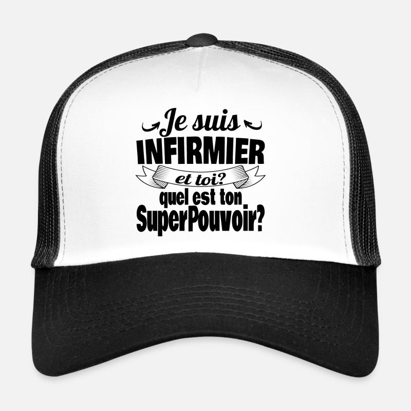 je suis infirmier Casquette trucker 