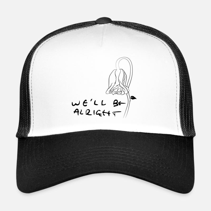 Fine ligne d’écriture manuscrite Casquette trucker 