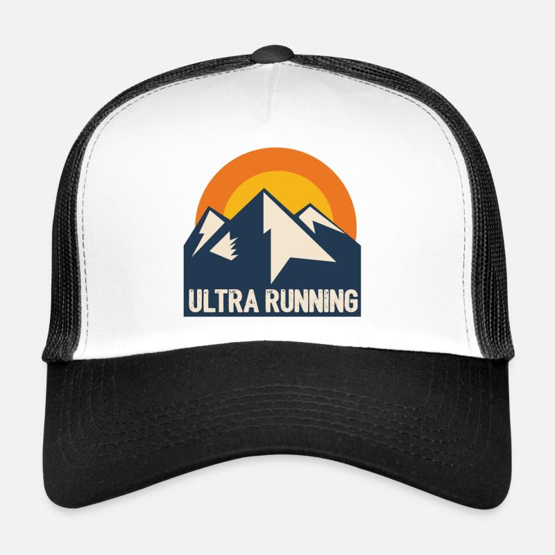 Ultra en cours d’exécution - Casquette trucker - blanc/noir
