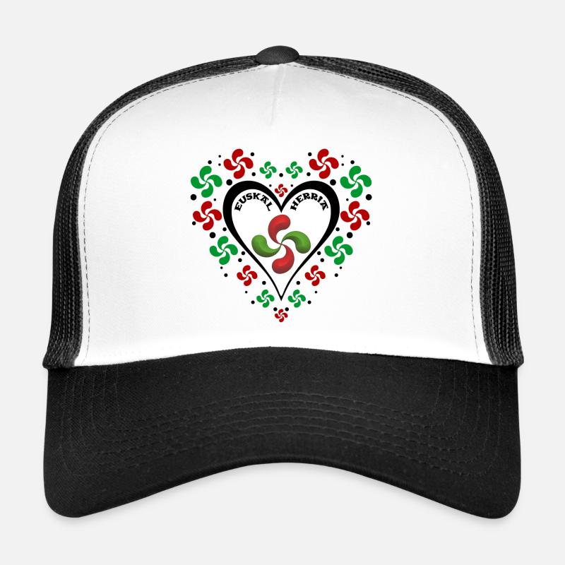 Baskisches Herz - Cœur Basque Trucker Cap