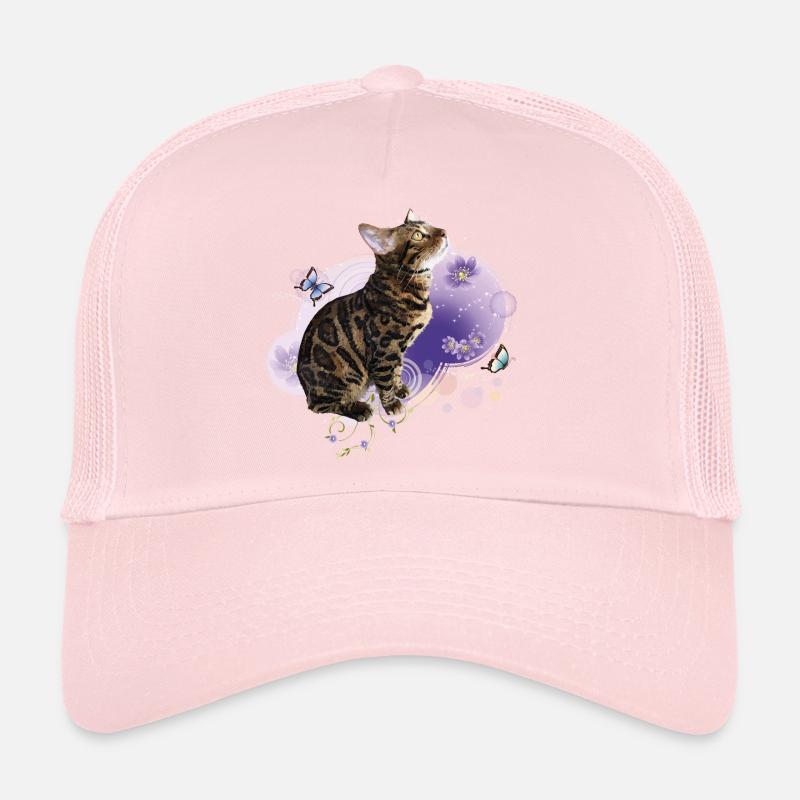 Chat du Bengale Casquette trucker 