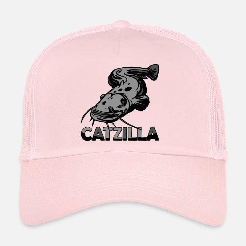 Vêtements de Silure de Clan - Design « CATZILLA » Casquette trucker 