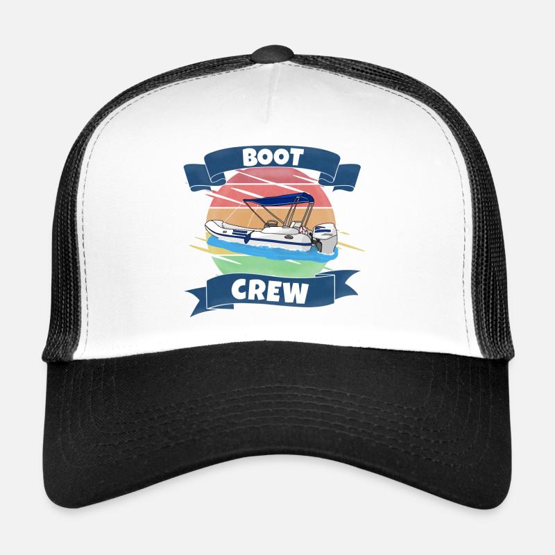Boot crew Schlauchboot Motorboot Trucker Cap