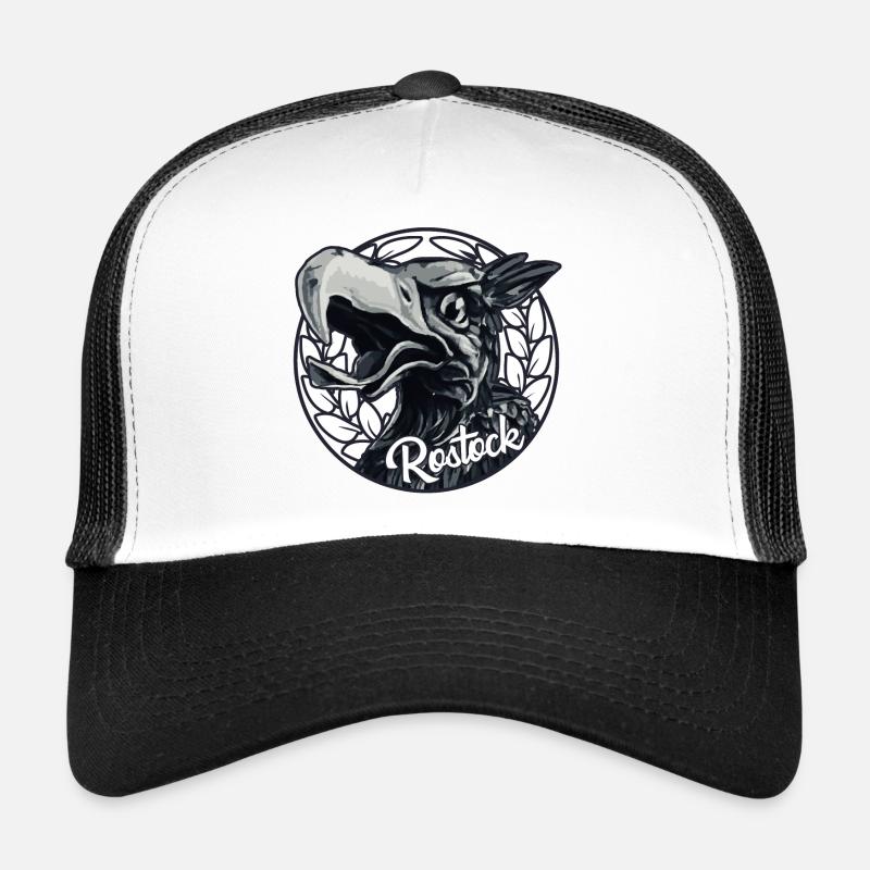Rostock - Trucker Cap - Weiß/Schwarz