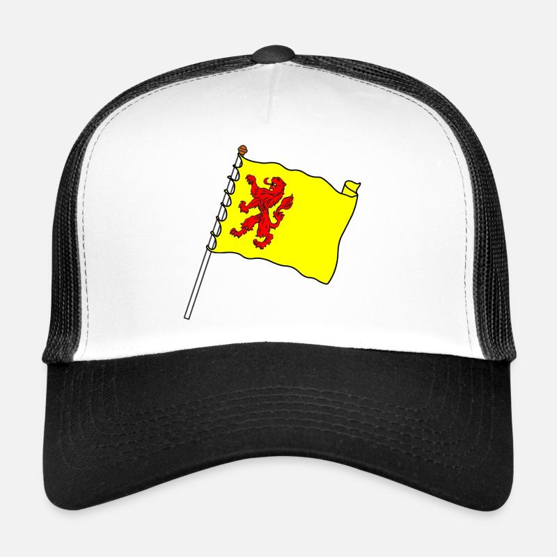 Drapeau Hollande-Méridionale Drapeau de la province de Hollande-Méridionale Casquette trucker 