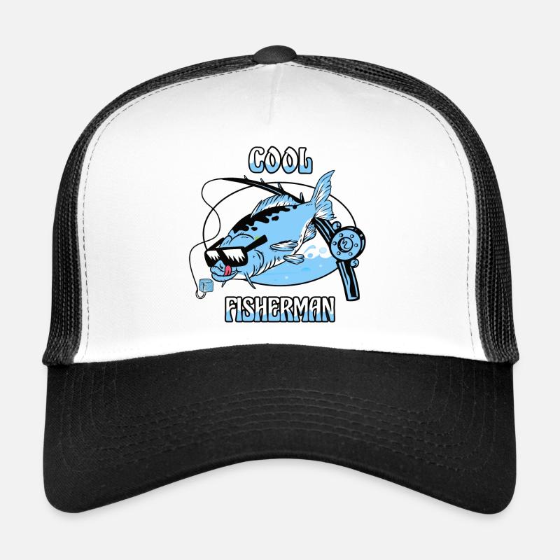 Coole Fischer Mann Trucker Cap