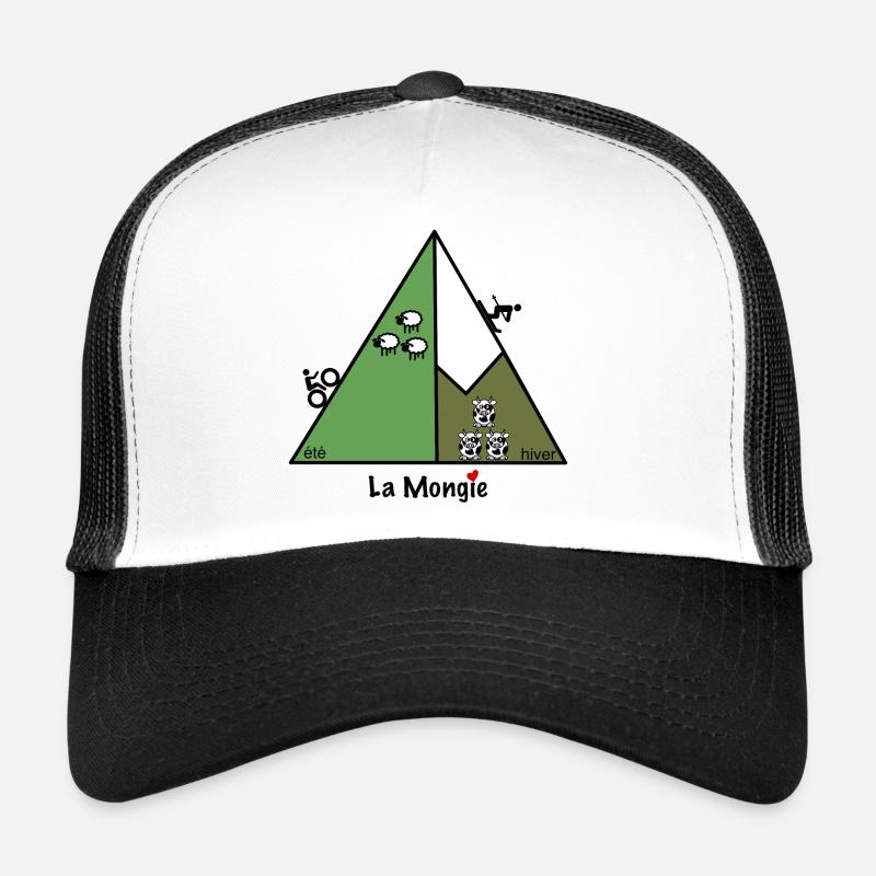La Mongie - Trucker Cap - Weiß/Schwarz
