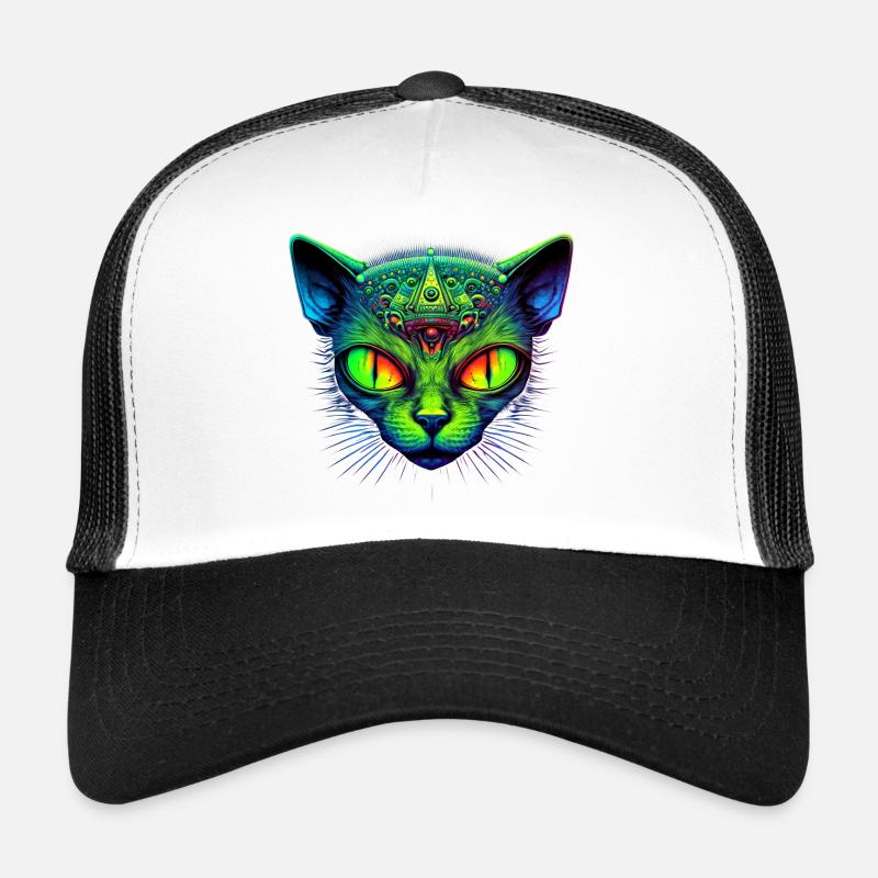 Chat hypnotique Casquette trucker 