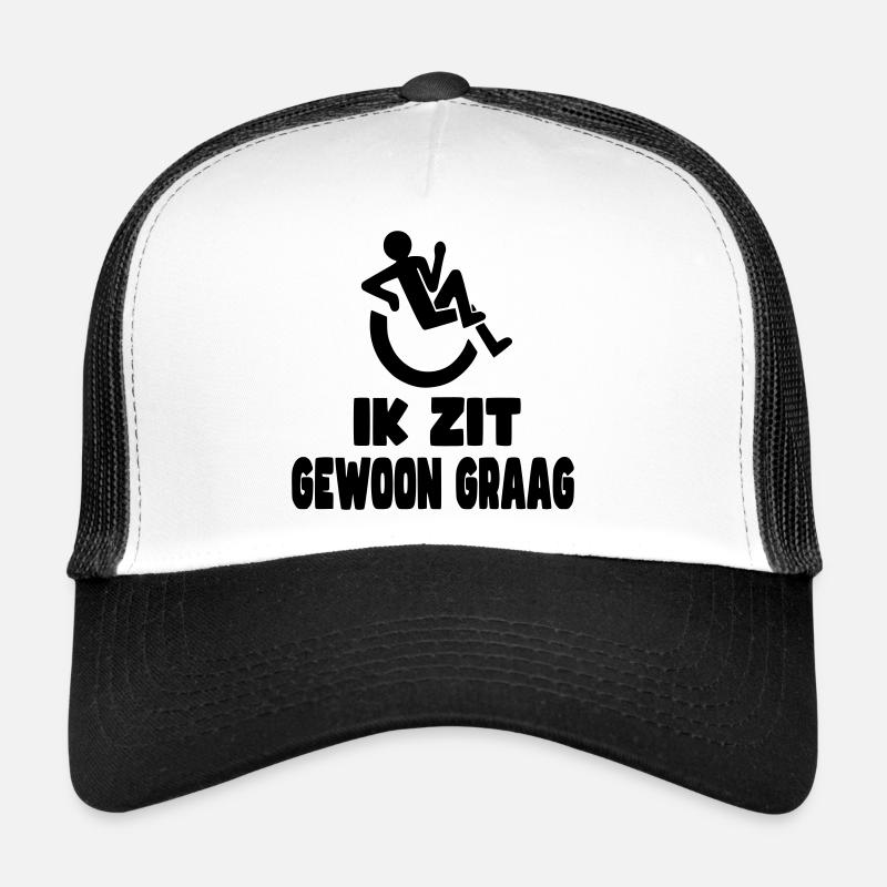 Ich sitze einfach gerne. Humor im Rollstuhl * Trucker Cap