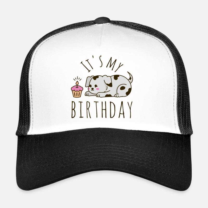 It's my Birthday Dog - Trucker Cap - white/black