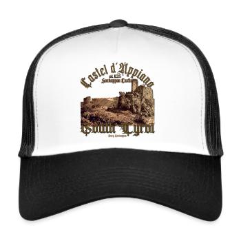 Hocheppan Castle - South Tyrol Italy - Casquette trucker  - blanc/noir - Devant