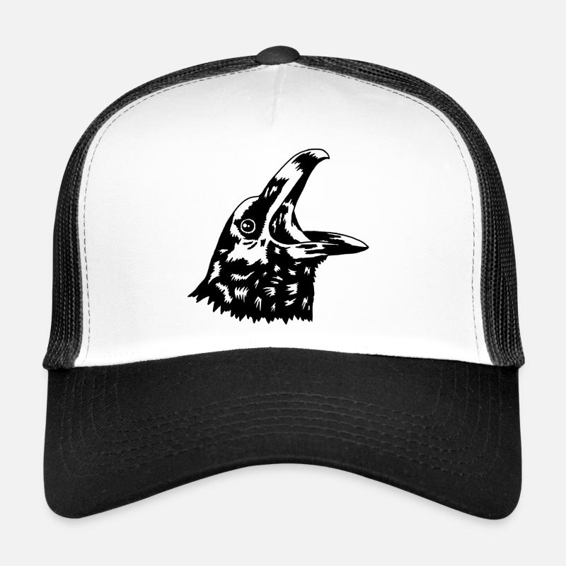 Corbeau Casquette trucker 