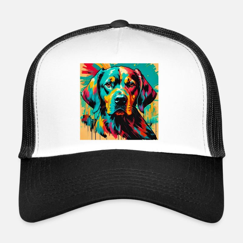 Chien Casquette trucker 