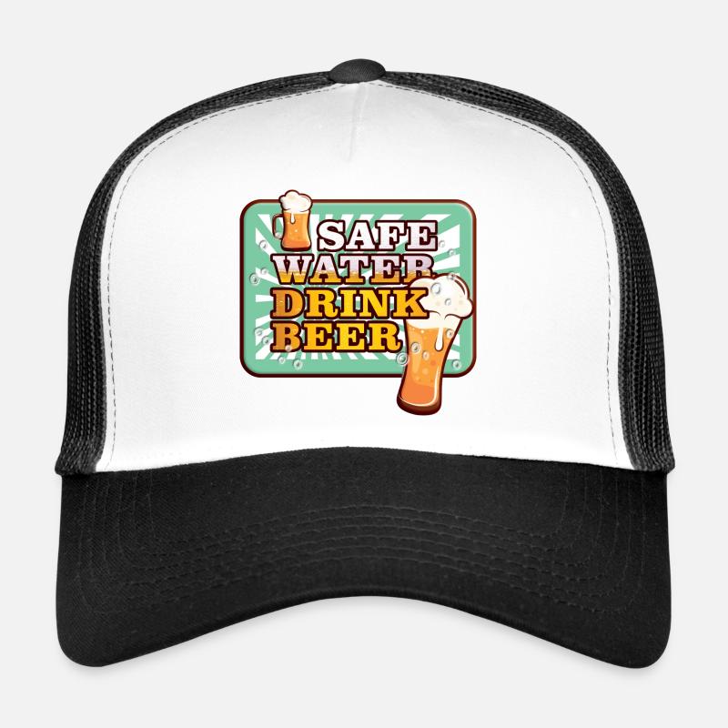EAU SALUBRE BOIRE DE LA BIÈRE Casquette trucker 