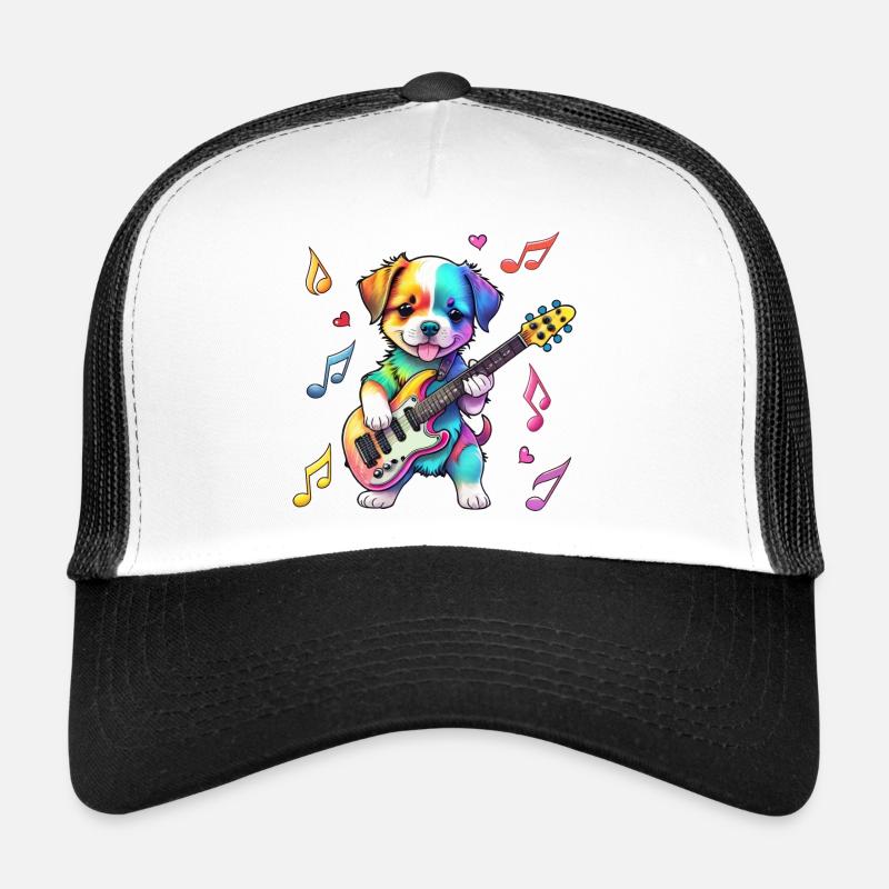 Chiot Rock Star Hound - Arc-en-ciel Casquette trucker 