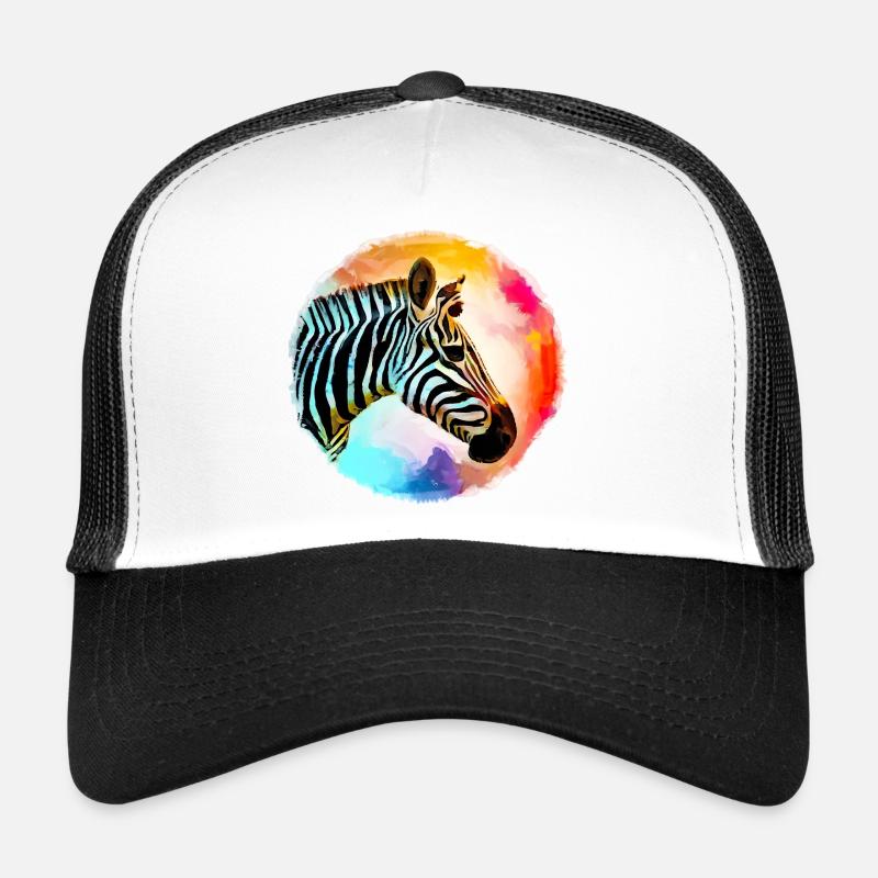 Zebra Trucker Cap
