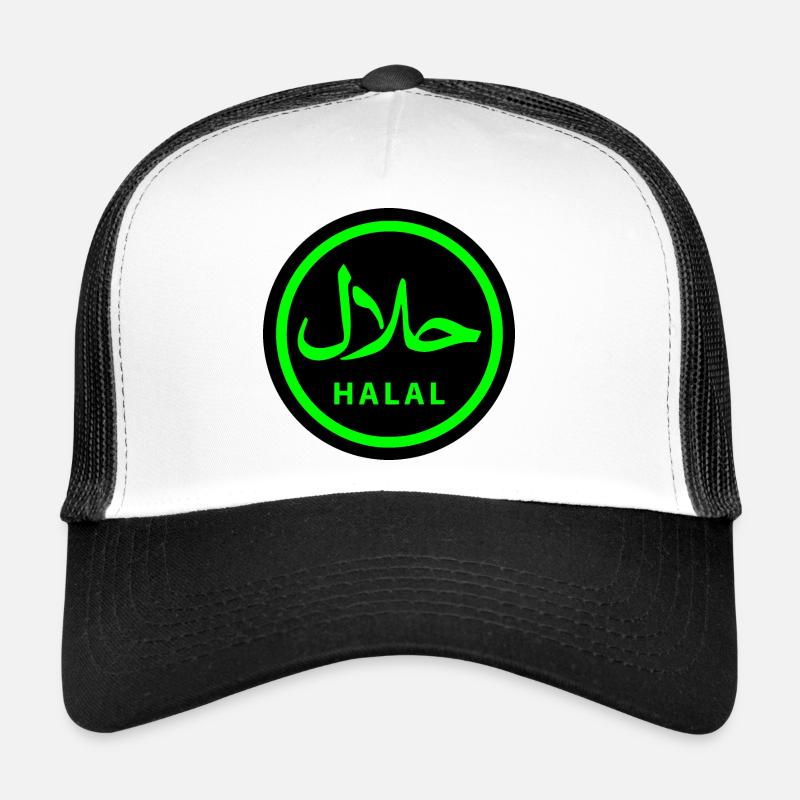 Halal - Trucker Cap - Weiß/Schwarz