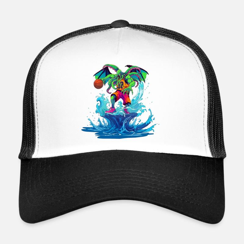 Cthulhu Basketball Trucker Cap