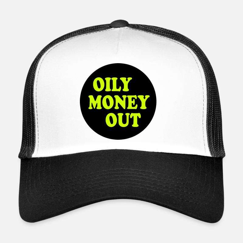 Only money out - Trucker Cap - Weiß/Schwarz