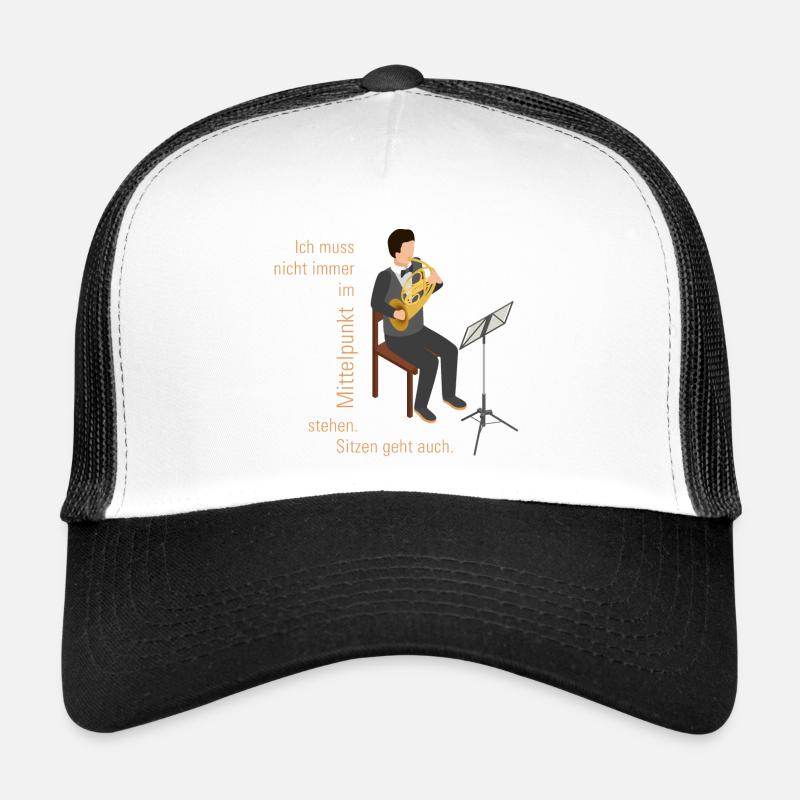 Ich muss nicht immer im Mittelpunkt stehen | HORN Trucker Cap