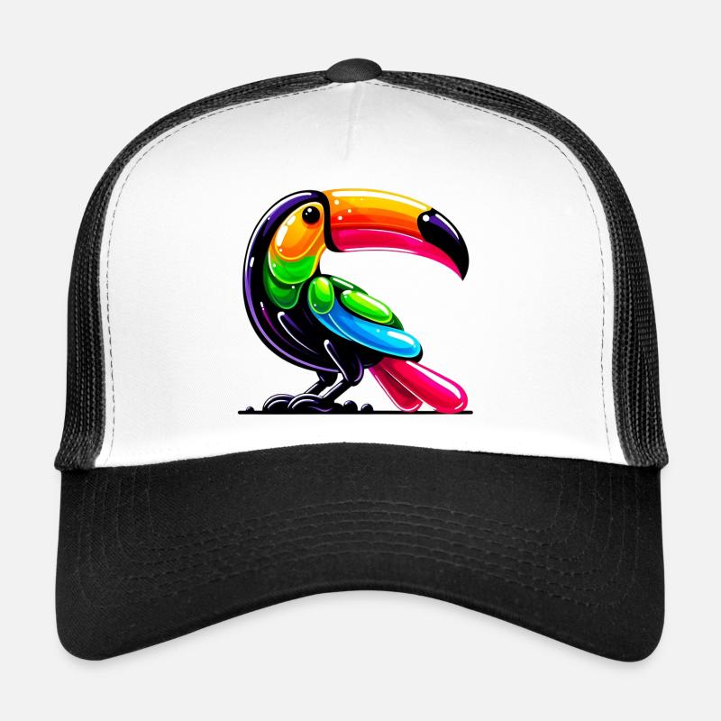 Tukan - Trucker Cap - Weiß/Schwarz