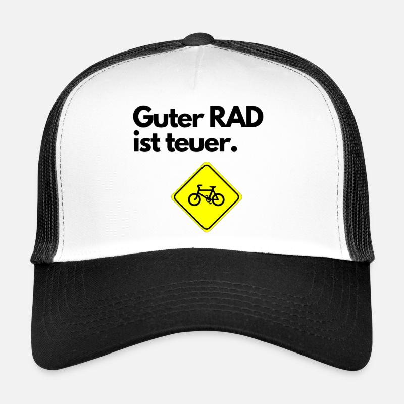 Good RAD is expensive. - Trucker Cap - white/black
