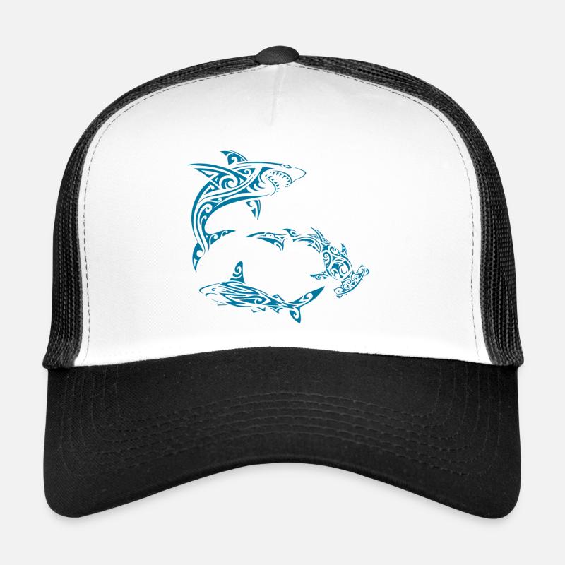 Requins polynésiens Casquette trucker 