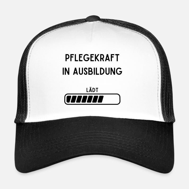Pflegekraft in Ausbildung - Trucker Cap - Weiß/Schwarz