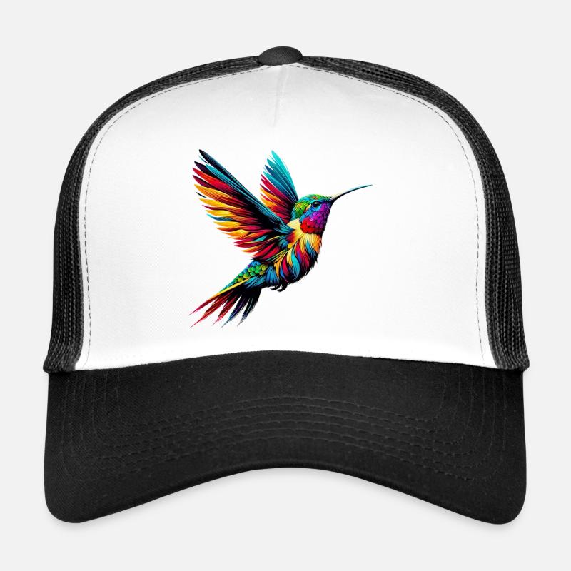 Kolibri - Trucker Cap - Weiß/Schwarz