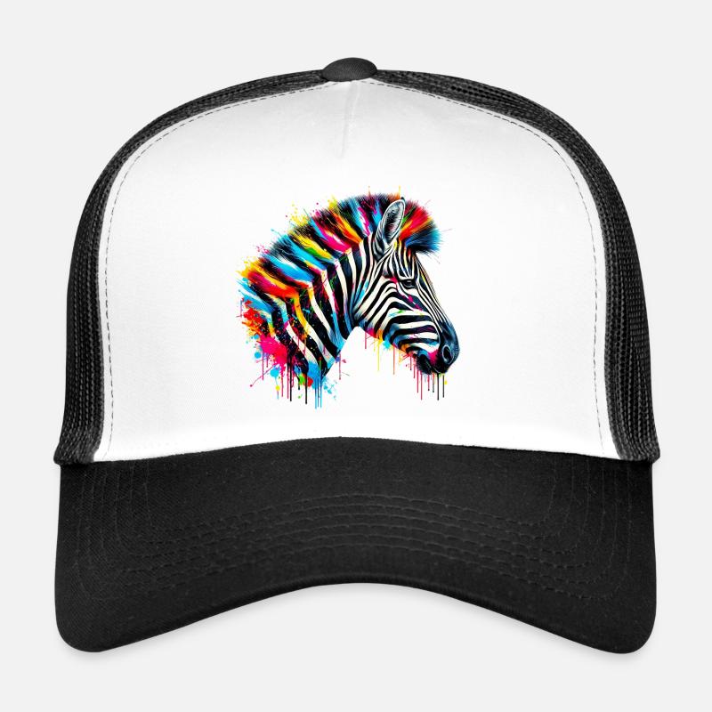 Zebra Trucker Cap