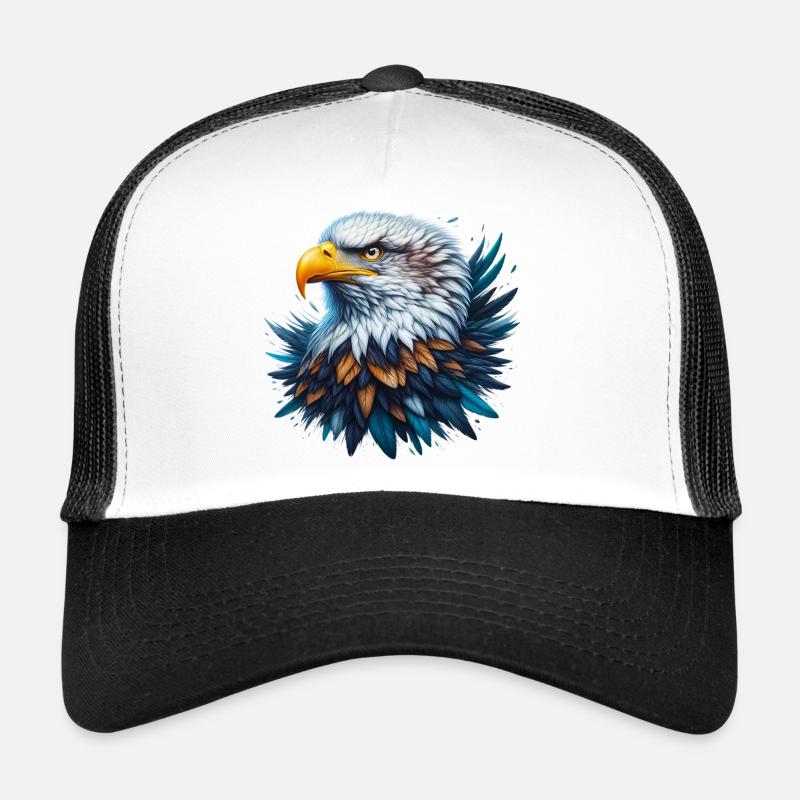 Adler - Trucker Cap - Weiß/Schwarz