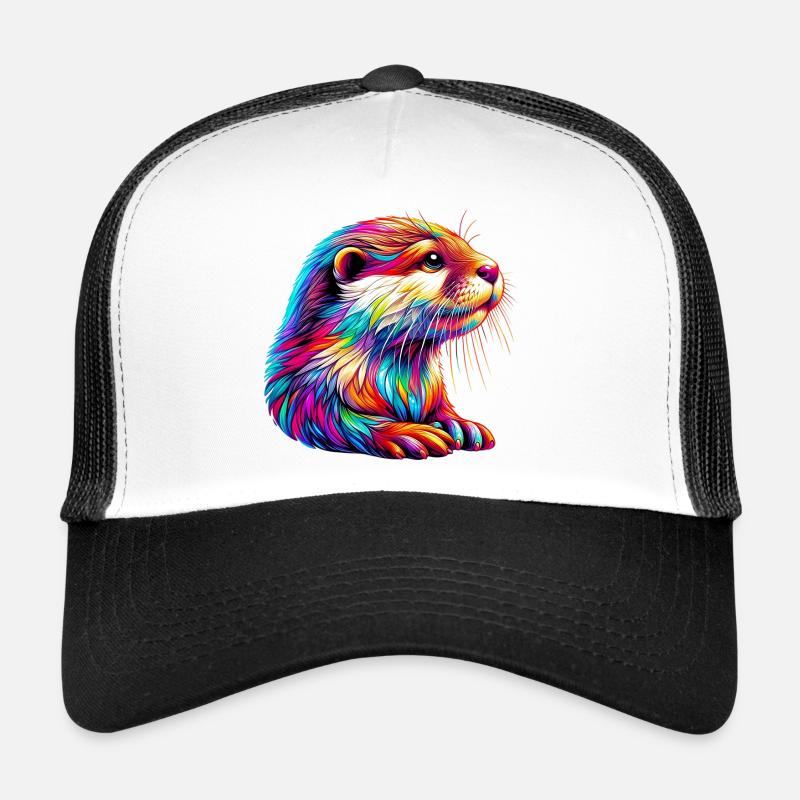 Otter - Trucker Cap - Weiß/Schwarz