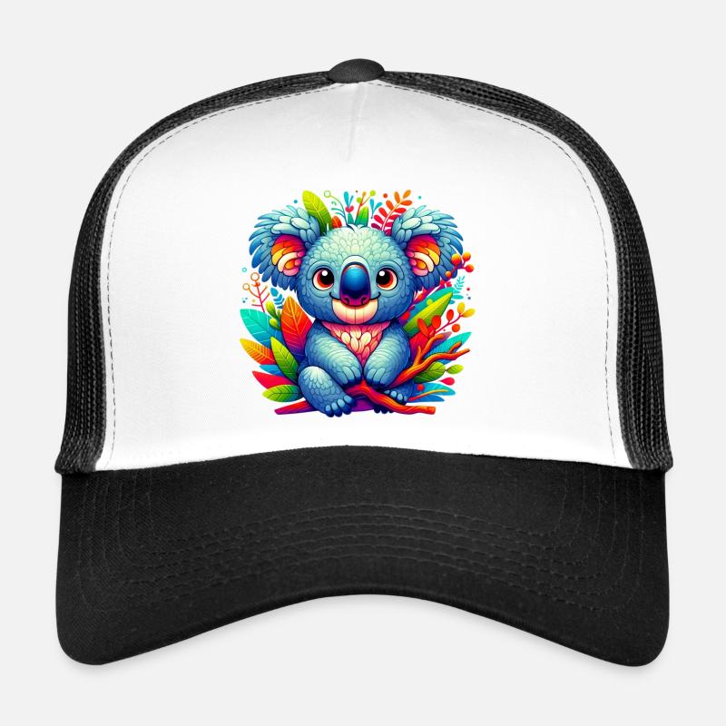 Koala - Casquette trucker  - blanc/noir