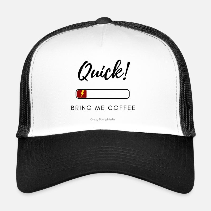 Vite ! Apporte-moi du café – Chemise drôle à faible énergie Casquette trucker 