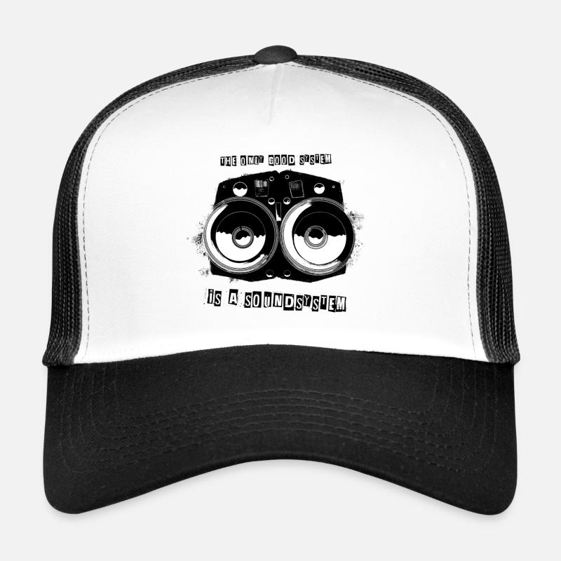 Le seul bon système est un soundsystem Casquette trucker 