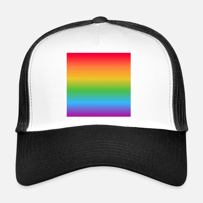 LGBTQ Pride rainbow gradient Trucker Cap