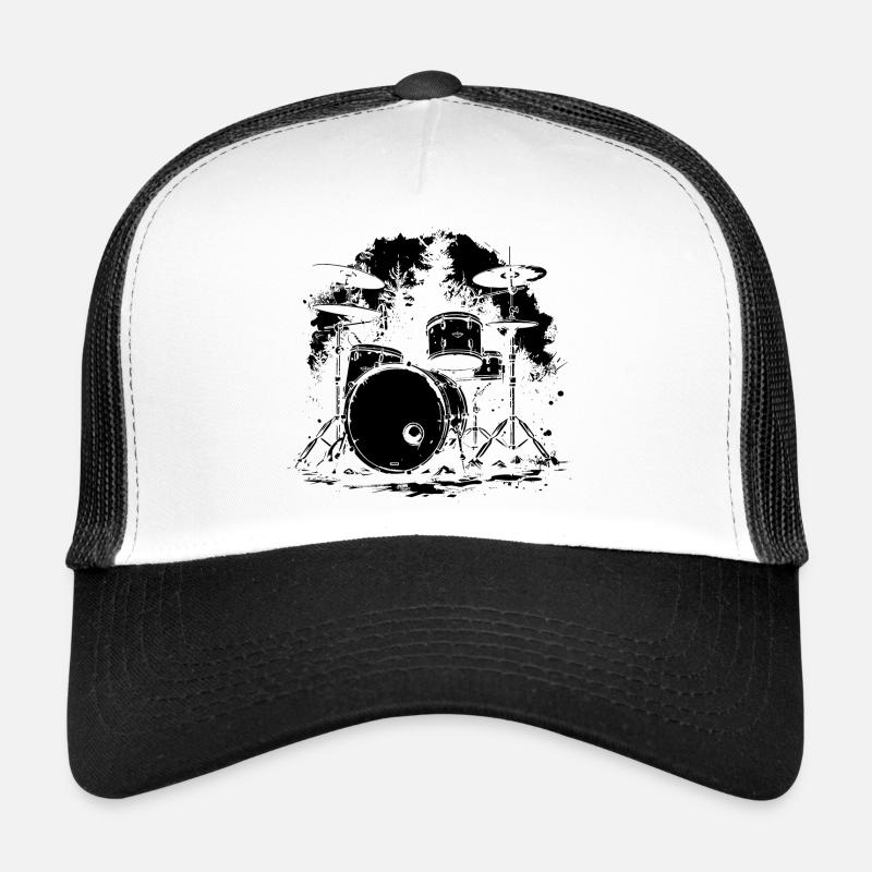 Drum Set Skizze Trucker Cap