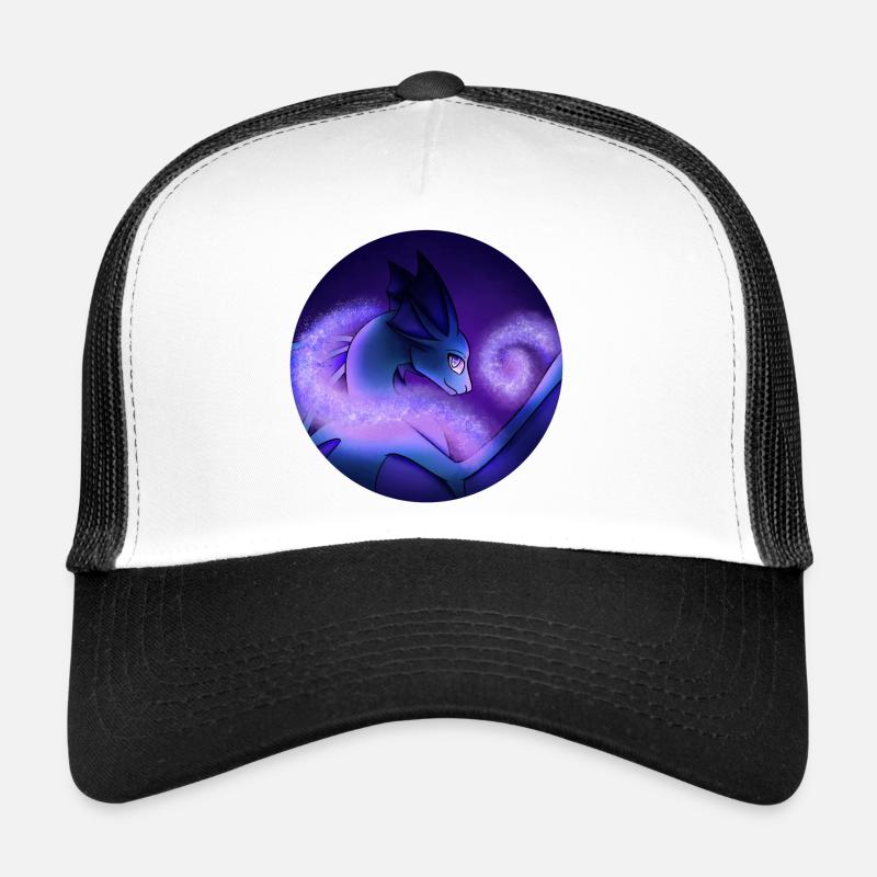 Stardust Dragon - Trucker Cap - white/black