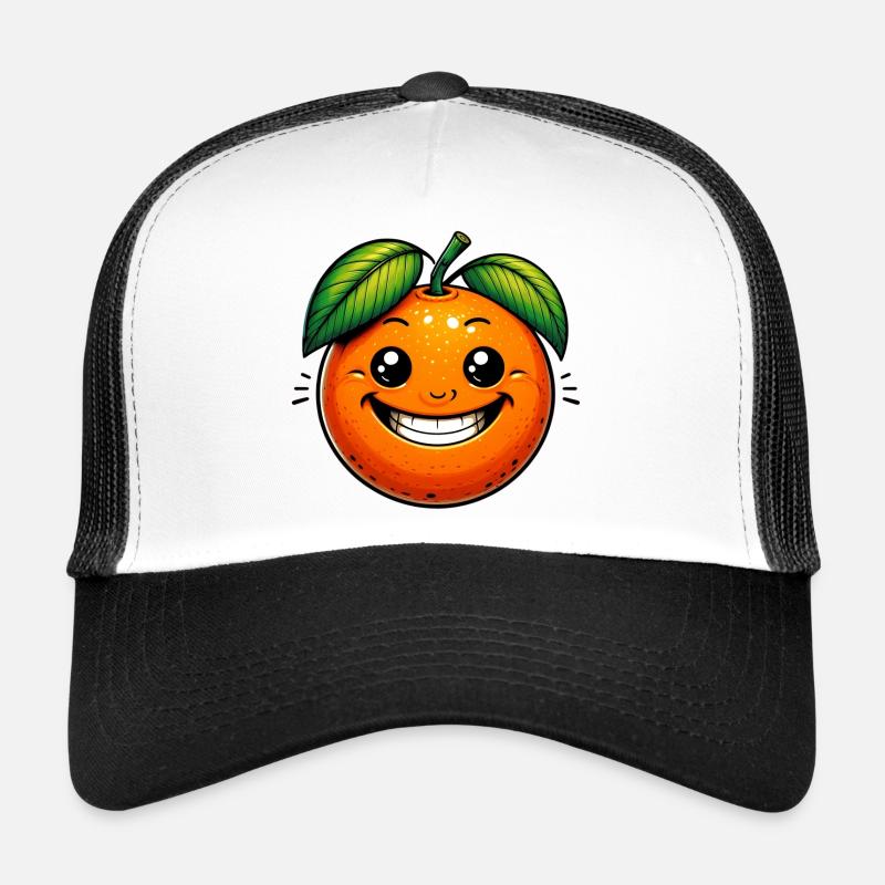 Orange Orange - Trucker Cap - Weiß/Schwarz