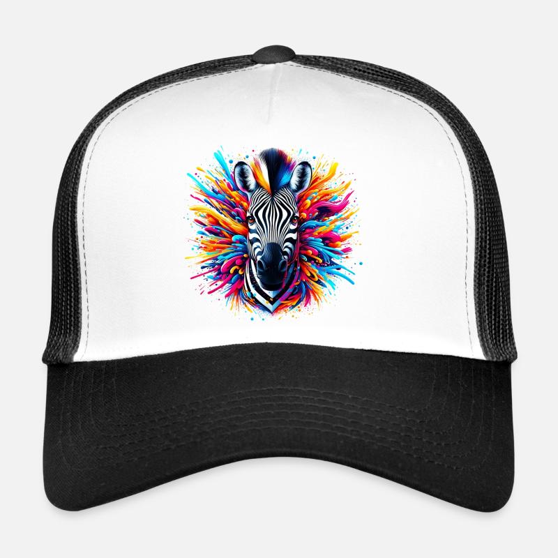 Zebra Trucker Cap