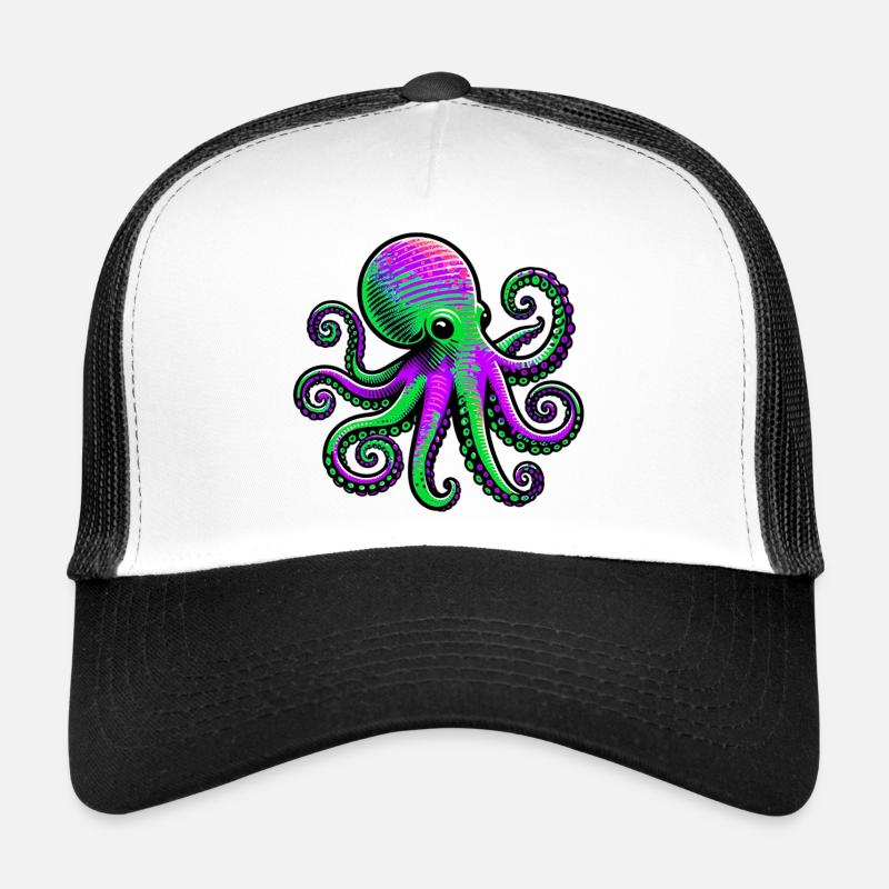 Pieuvre Casquette trucker 