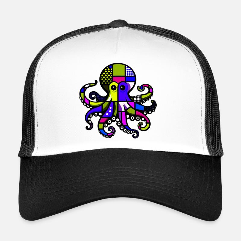 Pieuvre Casquette trucker 