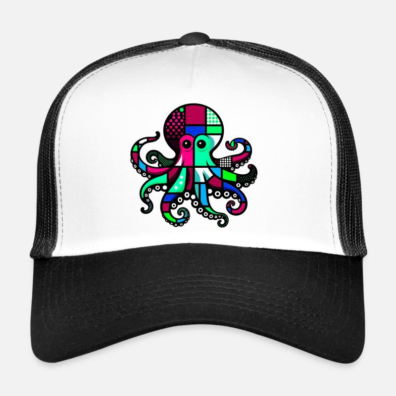 Pieuvre Casquette trucker 