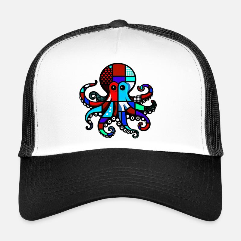Pieuvre Casquette trucker 